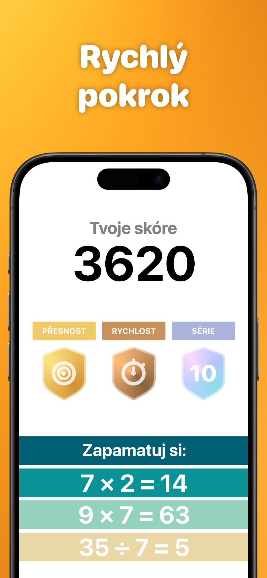 Sledování pokroku se skóre a úspěchy